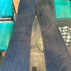 Joe's Jeans Dark Blue Flare Leg Jeans